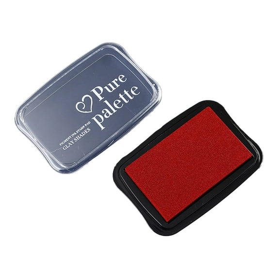 RAGUPEL Ink Pads for Stamps,Vintage Colored Ink Pads Ink Pad,Perfect for DIY Stamps and Journaling Stamp Pad,Red1