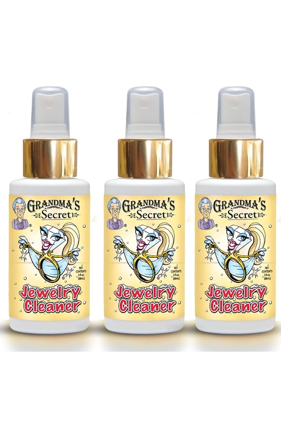 2026 New Jewelry Cleaner Spray Gold Silver Cleaning Solution Tarnish Remover Sterling Silver Cleaner Tarnish Remover 3Oz 3 Pack