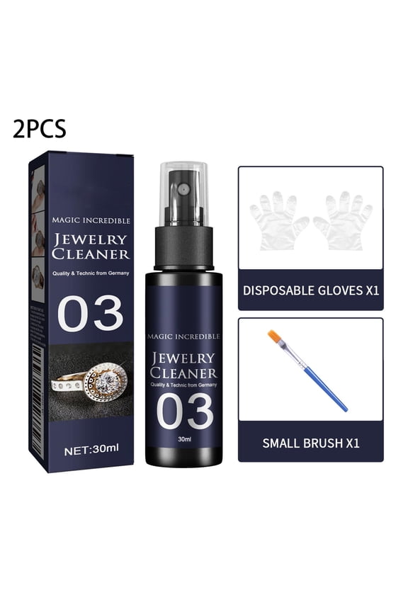 Jewelry Cleaner for All Jewelry,Jewelry Cleaner Spray,Anti Tarnish Jewelry Cleaner,Watch Rust Anti-Tarnish Spray,Quick Jewelry Cleaning Spray
