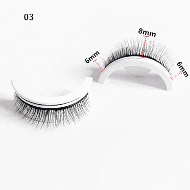 RAGUPEL Lash Clusters 3D Self Adhesive Eyelashes Clusters No Eyeliner Or Glue Needed Natural Lash Clusters Waterproof and Easy To Put On Lashes