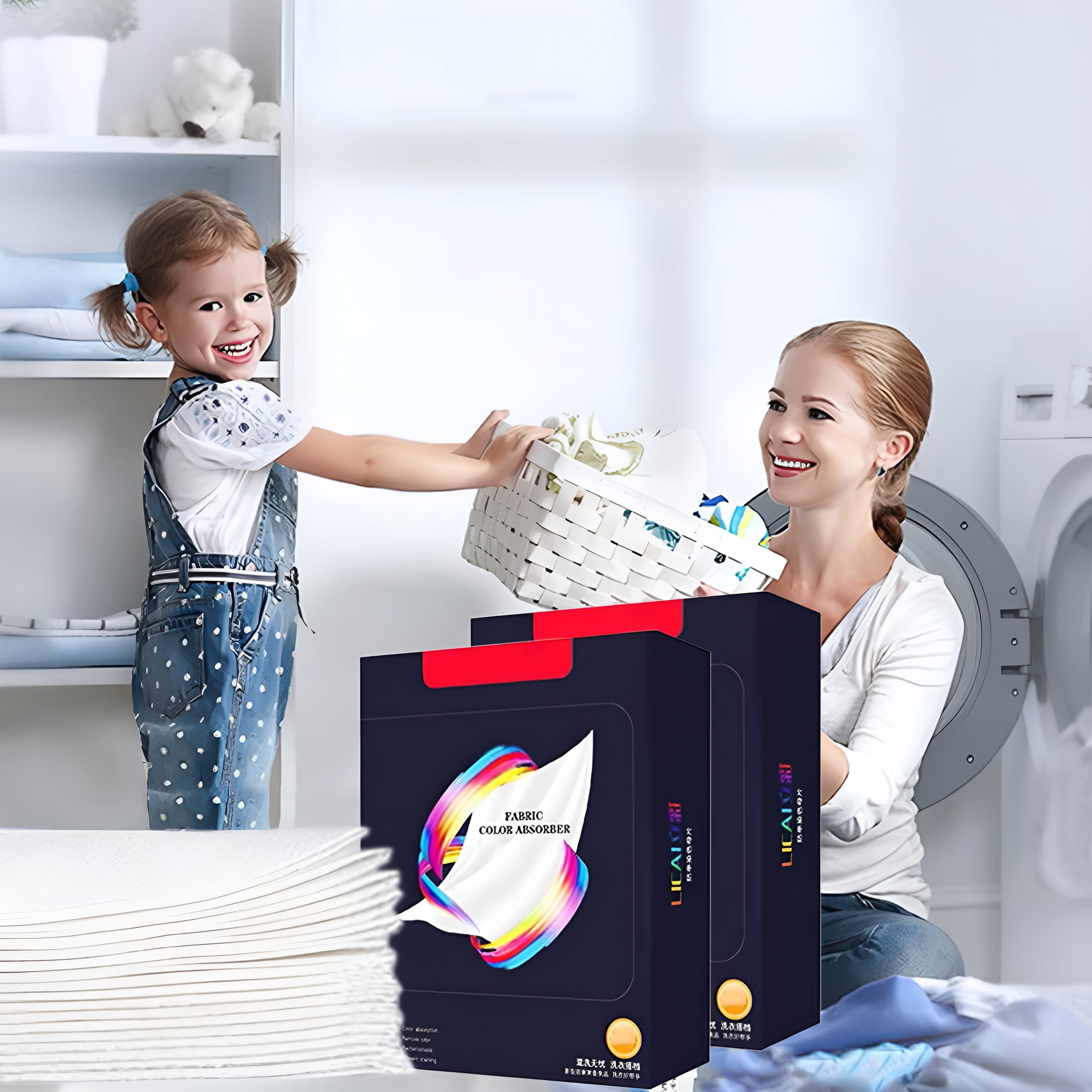 RAGUPEL Laundry Color Catcher Sheets,100 Count Laundry Dye Trapping ...