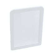RAGUPEL Locker Mirror,Rounded Corners Safety Magnetic Mirror,Quick Touch-Ups Portable Beauty Mirror,White