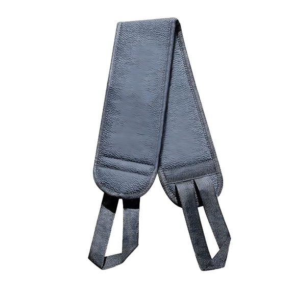 RAGUPEL Loofah Back Scrubber for Shower,Natural Soft Flax Back Exfoliator Cleaner for Shower Acne,Extra Long Back Scrub Washer,Dual-Sided Bath Exfoliating Scrubber,Deep Clean