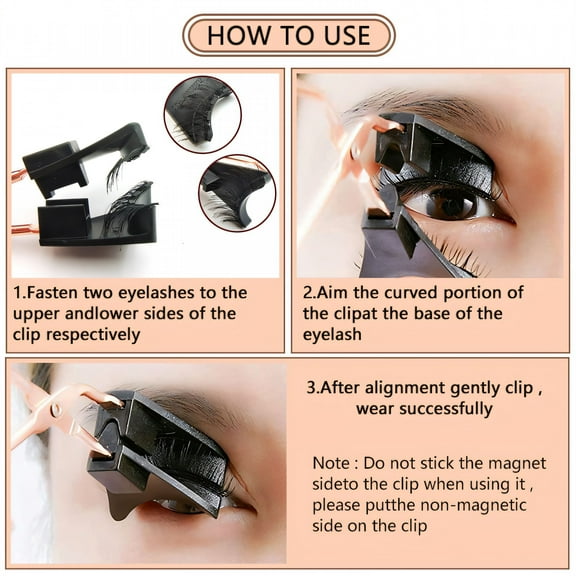 RAGUPEL Magnetic Eyelashes,Lashes Natural Look Reusable,No Glue Needed Fake Lashes,Style1