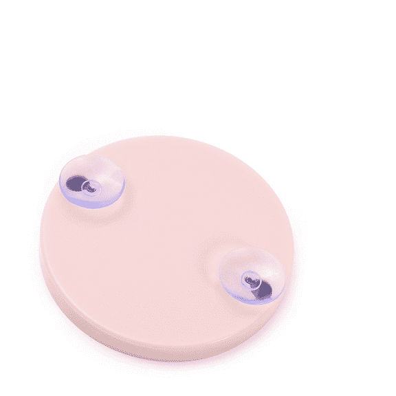 ACDANC Magnifying Mirror,Fog-Free Design Easy Install Suction Cup Makeup Mirror, Small Mirror,Pink