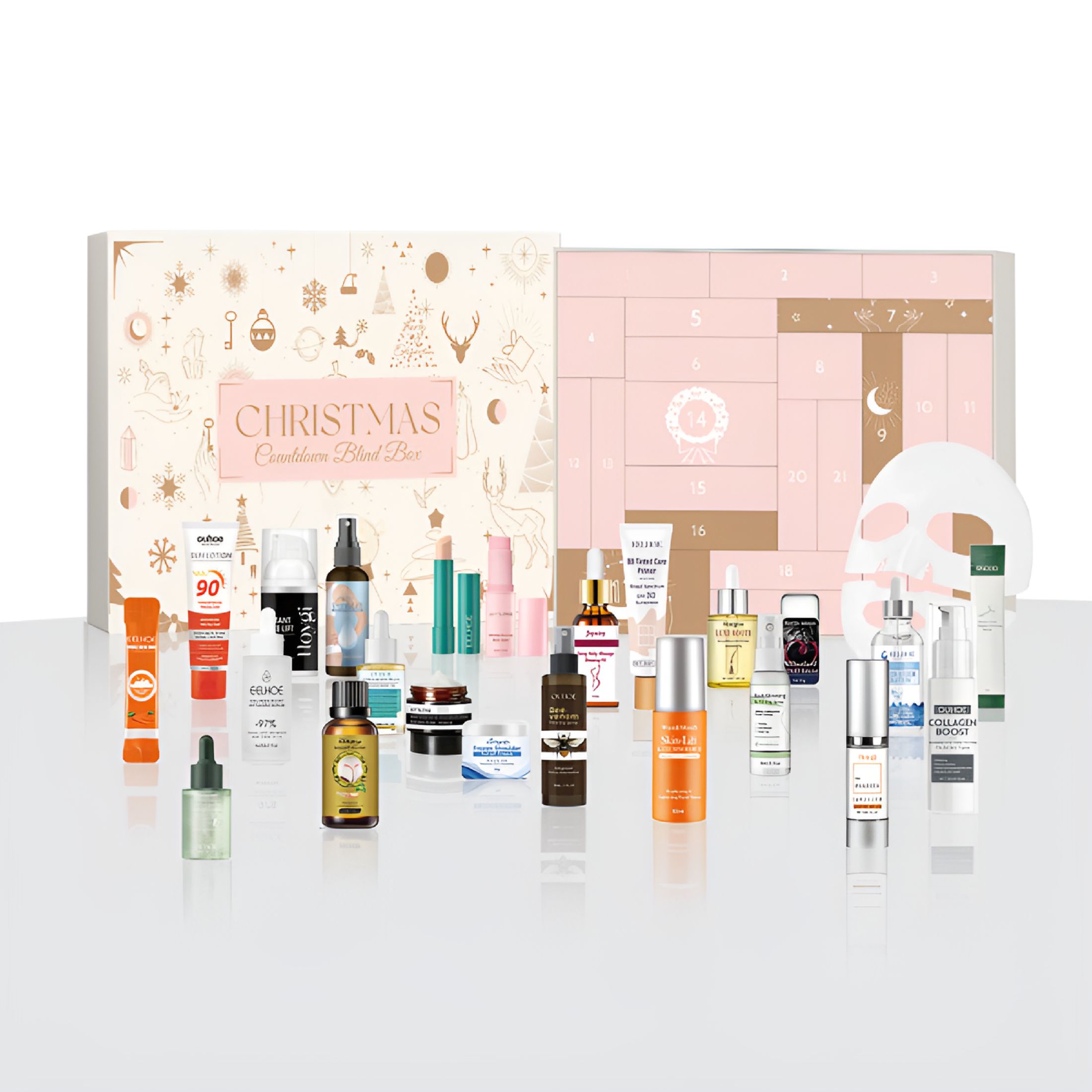 RAGUPEL Makeup Advent Calendar 2025 24 Days Christmas Makeup Gift Set ...