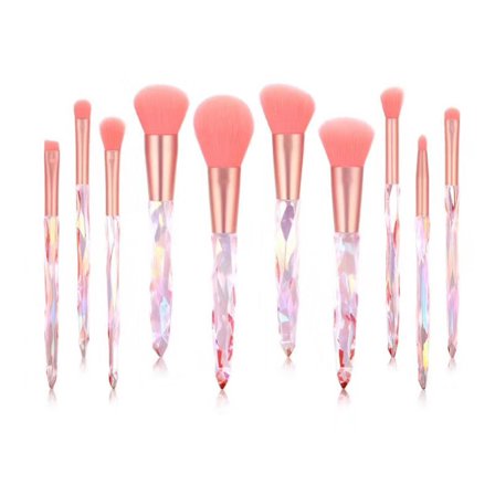 RAGUPEL Makeup Brush Set,Excellent Pigment Pickup Eye Makeup Brushes,Smooth Application Natural Finish Brochas Para Maquillaje,Pink