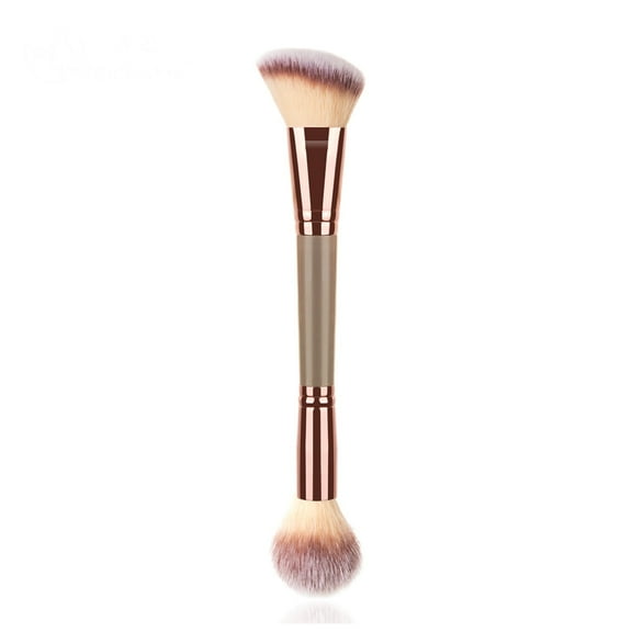 RAGUPEL Makeup Brushes,Dual-Ended Makeup Brush for Eyeshadow,Blush,Concealer,Soft Nylon Bristles Bronzer Brush,Precise Blending & Contouring Portable Beauty Tool