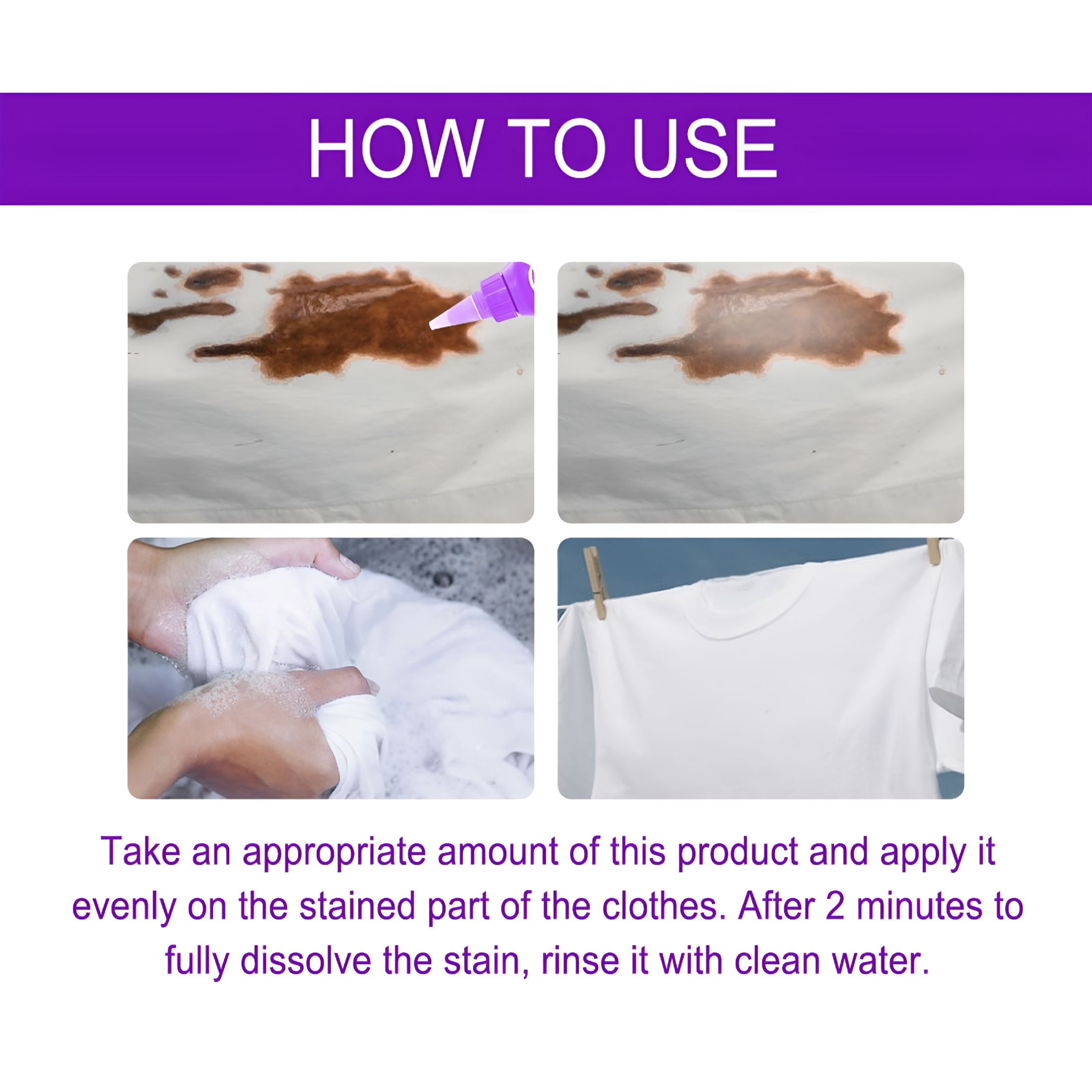 RAGUPEL Messy Eater Stain Treater Spray - 2 Pack Stain Remover ...