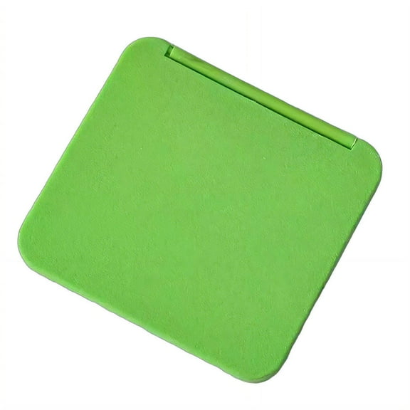 RAGUPEL Mirror Magnifying Glass Function Vanity Mirror Ultra Thin Design Travel Portable Makeup Mirror,Green