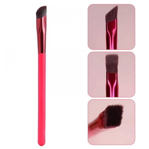 RAGUPEL Multi-Function Eyebrow Brush and Concealer Tool, Dual Ended Brow Groomer with Angled Spoolie, Square Edge for Hairline Definition, Professional Makeup Blending and Shaping Aid