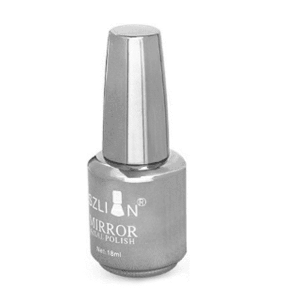 RAGUPEL Nail Chrome,Easy Coloring Chrome Gel Nail Polish,Multi Purpose Applicability Metallic Nail Polish,Silvery