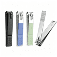 thumbnail image 1 of RAGUPEL Nail Clippers Set,Large Toenail Clippers for Thick Nails,15Mm Sharp Curved Blade Clippers Cutter,Finger Nail Clippers for Men,Women,Seniors (4Pcs,Black,Silver,Green,Blue), 1 of 11