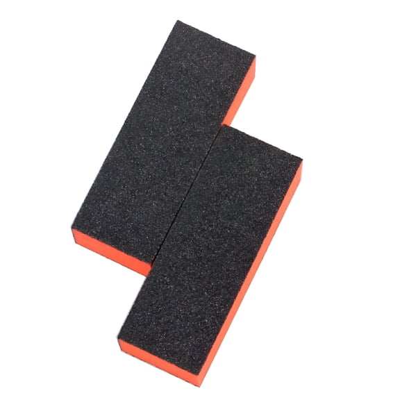 RAGUPEL 2Pc Care Buffer Buffing Sanding Block Files Grit Acrylic Tool 2Pcs Straight Edge Nail Set Buffer Block Nail File