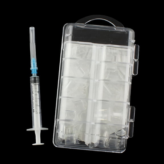 RAGUPEL Nails for Acrylic Tips Nail Water Injection Artificial Nail Hollow Nail Stick Design Nail Inject Acrylic Nail Tips Natural Coffin