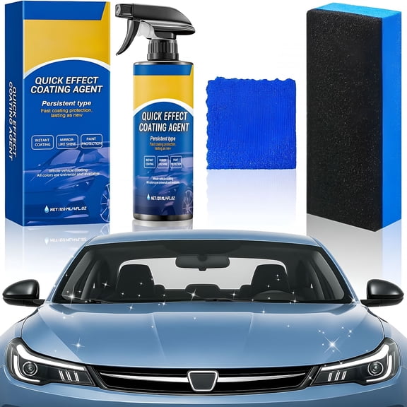 RAGUPEL Nano Quick Coat Restore,Quick-Acting Car Coating Spray for Scratch Repair Oil Film Removal,Long-Lasting Hydrophobic Protective Layer
