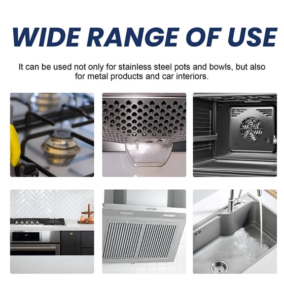 RAGUPEL Nano Technology Stainless Steel Cleaning Paste Stainless Steel Clean Wax Remover For Metal Remover For Stainless Steel Stainless Steel Cleaner And Polish