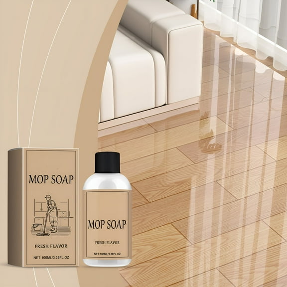 RAGUPEL 2026 New Natural Floor Cleaner Fresh Flavor Mop Soap 3.38 Fl.Oz-Non Toxic Floor Cleaner Extensive Application Multi Surface-Revitalizing Fragrance Organic Mop Soap Easy Cleansing