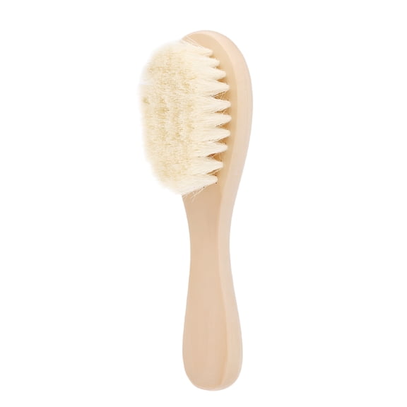 RAGUPEL New Baby Hair Brush Comb Wooden Handle Baby Hairbrush Infant Comb Soft Wool Hair Scalp Massage Newborn Hair Brush