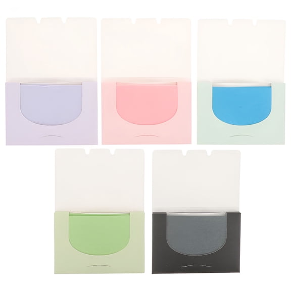 RAGUPEL 500 Pieces Facial Oil Blotting Paper Oil Control Film Oil Absorbing Sheets (Random Color) Fragrance Paper, 100 Pieces Each