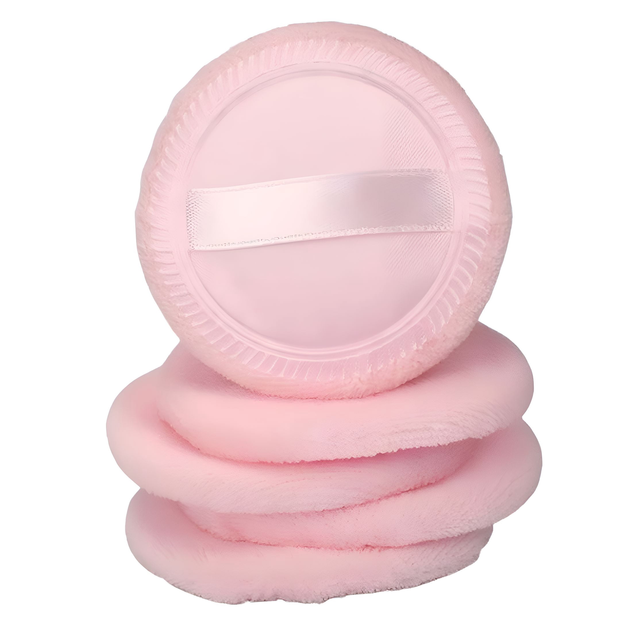 Powder Puff Pad RAGUPEL Organic Cotton Reusable Makeup Pads 5Pcs Round Cotton Powder ...