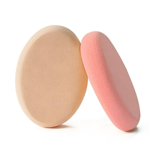 RAGUPEL Oval Puff Beauty Egg Foundation Sponge Oval Makeup Sponges Professional Makeup Sponge for Eye Foundation Blush Application Forehead Cheeks, Dry and Wet (Skin Tone)
