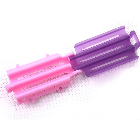 RAGUPEL Permanent Curly Hair Perm Kit Hair Curlers Hair Tool Woman Rosy