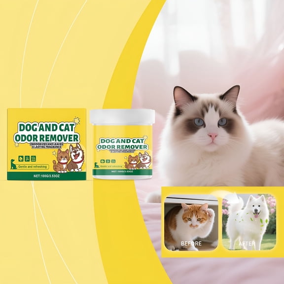 RAGUPEL Pet Deodorizing Gel,Indoor Pet Odor Remover,Dog Urine Eliminator,Cat Odor Control,Pet Air Freshener,Long-Lasting Pet Odor Neutralizer,Home Freshener,Safe Pet Deodorizer 100G