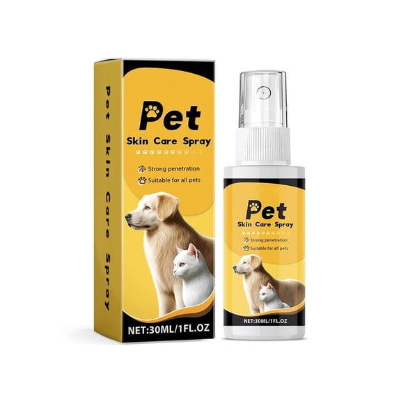 RAGUPEL Pet Skin Care Spray, Natural Plant Extracts Cleansing & Soothing Spray for Dogs & Cats