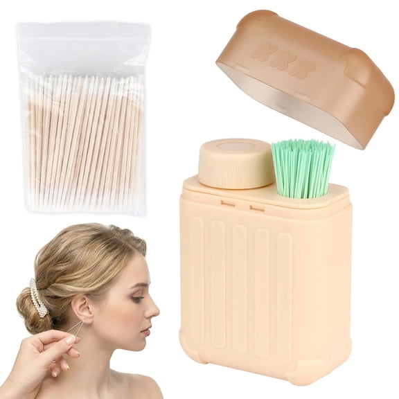 RAGUPEL Piercing Cleaner Ear Hole,Ear Piercing Hole Cleaner Kit with 240 Disposable Cleaning Floss & 15Ml Solution & 100 Cotton Swabs for Women Men Daily Aftercare Travel Use
