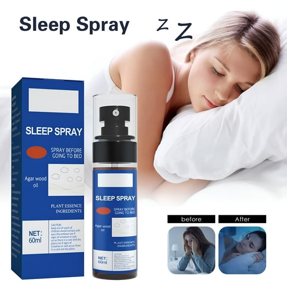 RAGUPEL Pillow Sleep Spray Mist for Deep Sleep Stress & Anxiety Relief Lavender 60ml for Women