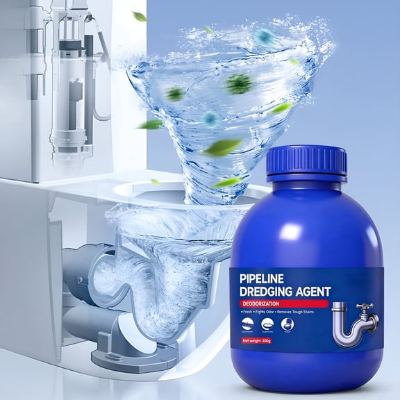 RAGUPEL Pipe Drain Cleaner,Professional Drain Cleaner,Clog Remover,Shower,Tub,Compatible with All Pipe Materials,300G