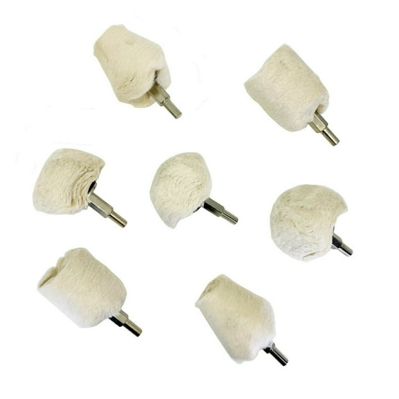 RAGUPEL  Polish Mop 7 pc Set Drill Buffer Wheel Pad Kit Mag Wheel Restore Chrome Aluminum