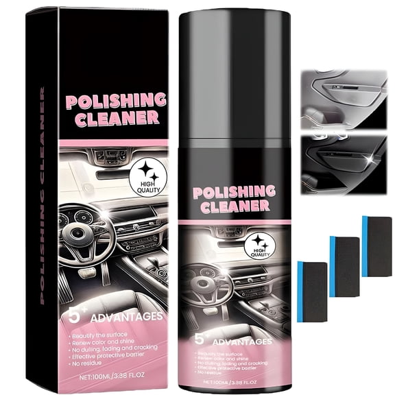 RAGUPEL Polishing Cleaner, Car Cleaner, 100ml Polish Cleaner for Car Interior, Multipurpose Polishing Cleaner (1)