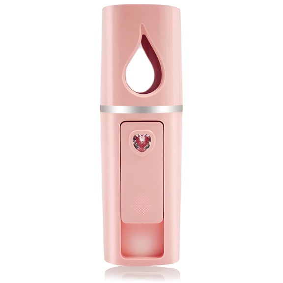 RAGUPEL Portable Nano Facial Mister, Mini Handheld Face Steamer with Mirror & 20ml Tank, USB Atomizer for Eyelash Extensions
