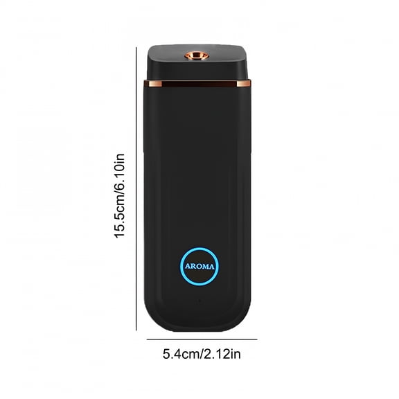 RAGUPEL Portable Waterless Aroma Diffuser,Usb Rechargeable Essential Oil Nebulizer for Home,Office & Car Fragrance