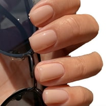 RAGUPEL Press On Nails Short,Easy Press-On Application Extra Short Press On Nails,Long-Lasting Fade-Resistant Nail Tips Almond Shape,Style1