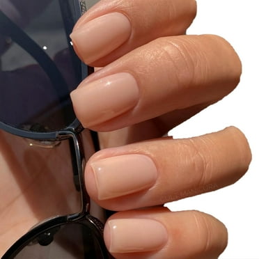 RAGUPEL Press On Nails Short,Easy Press-On Application Extra Short Press On Nails,Long-Lasting Fade-Resistant Nail Tips Almond Shape,Style1