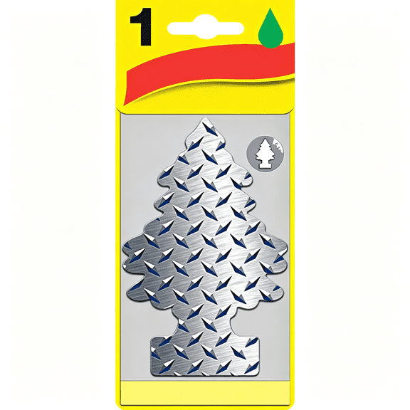 RAGUPEL Pure Steel,6 Pack (U6P67152) As Car Trees Air Freshener for a Bold Clean Ride