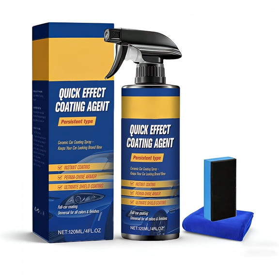 RAGUPEL Quick Coat Restore, 4.23 Fl Oz Coating and Sealing Liquid for Cars to Enhance Shine & Protect Paint, Clear Coat Restorer, Quick Detailing Spray (1pc)