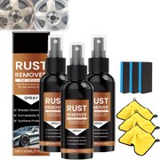 RAGUPEL Rust Remover Spray, Rust Remover for Metal, Car Scratch Remover, Upgraded Anti-Rust Iron Out Spray, 30ml Iron Stain Cleaner for Multiple Surfaces 3, 30 ml
