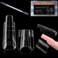 RAGUPEL Sandwich Nails Dual Forms,280Pcs Reusable Nail Extension Forms ...