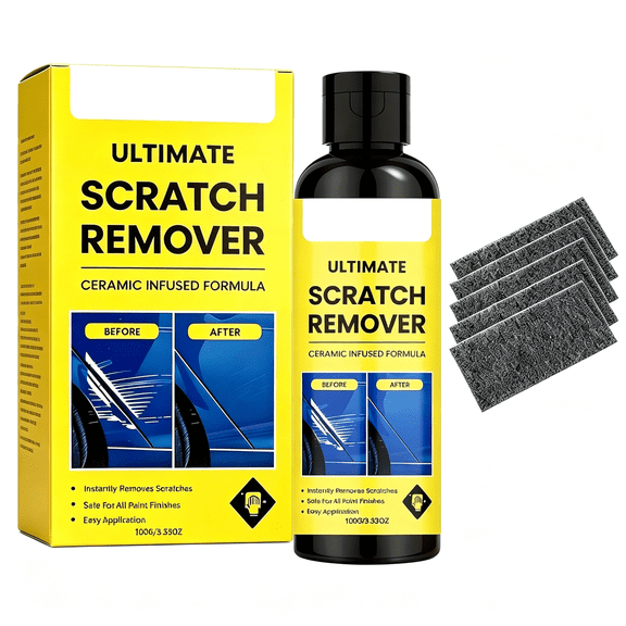 RAGUPEL Scratch Remover,3.53 Fl Oz Ultimate Scratch Remover,Plastic Polish Scratchs Removers,Car Scratchs Repair Paste Deep Scratch (1Pcs)