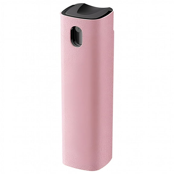 RAGUPEL Screen Cleaning Spray Bottle and Cloth, Spray and Wipe Instantly Clean The Screen, Compact for Travel, for TV Screen, Phone, Tablet - Pink