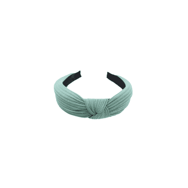 RAGUPEL Scrunchies,Soft Knitted Fabric Scrunchies forWomen,Wide Crossed Design Satin Scrunchies,Green