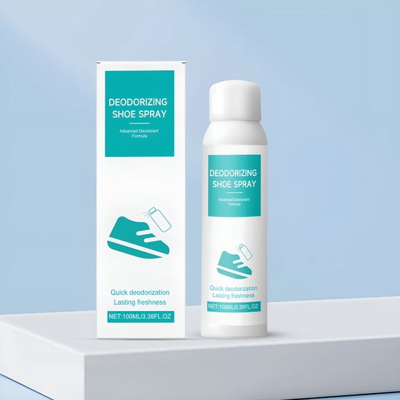 RAGUPEL Shoe & Sneaker Deodorizer Spray 3.4 Fl Oz: Eliminates Odor in Shoes, Socks & Closets - Long-Lasting Freshness, Kills Bacteria, Non-Toxic Spray for Gym Bags, Boots, Shoe Cabinets