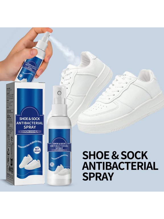 Shoe and Socks Antibacterial Spray, Plant-Based Footwear Deodorizer, Eliminates Odor & Bacteria, Long-Lasting Fresh Scent, 60ml Portable Daily Care