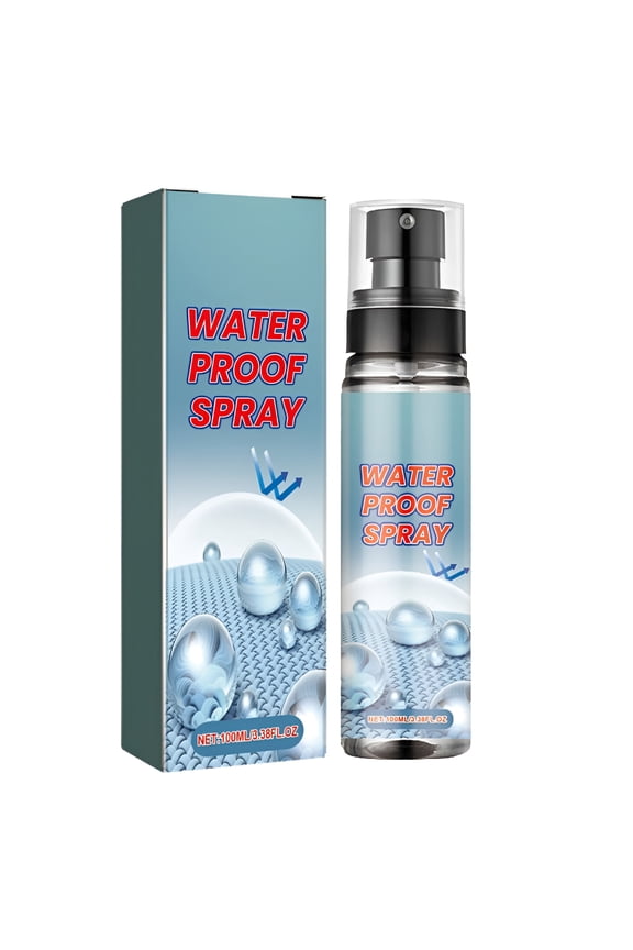 Shoe Waterproofing Spray 100ml, Rain And Stain Repellent For Leather/Suede, Anti-Grease Formula With Silicone Protection, Quick-Drying Invisible Shield For Footwear And Bags, 100ml