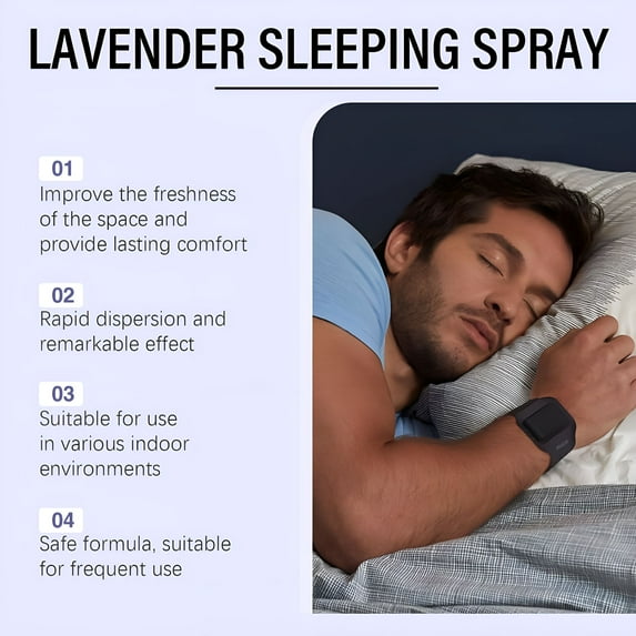 RAGUPEL Sleep Spray with Melatonin-Nighttime Therapy Formula with Chamomile & Lavender-Ease Sore Muscles While Promoting a Better Night's Sleep