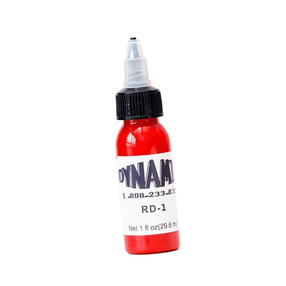 RAGUPEL Tattoo Ink,Fluid Application Black Tattoo Ink,Long-Lasting Rich Tattoo Supplies,True-Tone Dynamic Tattoo Ink for Professionals,Red